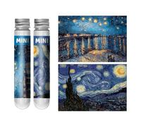 Test Tube Puzzle - 150-Piece Mini Jigsaw, Compact Sturdy Kit Featuring Anti-Fade Pieces, Ideal for Adult Entertainment, Home or Office Display, Leisure Brain Challenge, Travel Activity, Durable Tear