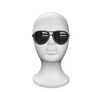 Testa di manichino in polistirolo | Supporto per esposizione parrucche | Testa di manichino in schiuma | Per salone di bellezza, parrucche, cuffie, arte e mestieri, trucco, cosmetologia, decorazioni d