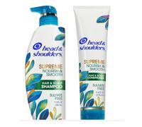 Testa e spalle supremo shampoo anti forforo e condizionatore set di solfati di argan e olio di jojoba per nuclei e morbidi a secco per i capelli trat