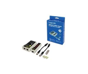 Testador Cables Lan Logilink WZ0015 - RJ-11 RJ-12 RJ-45
