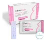 TestBlue Test de Embarazo en Formato Cassette - Prueba de Embarazo de Alta Sensibilidad hCG 99,98% Precisa | Detección Temprana y Resultado Rápido | Test Fiable y Fácil de Usar en Casa