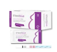 TestBlue Test de Ovulación en Tiras - Pack de 100 Pruebas de Fertilidad Femenina | Detecta tus Días Más Fértiles con Alta Precisión | Resultados Rápidos y Fiables en Casa
