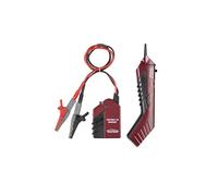 Testboy 26 Set de buscador de líneas, buscador de cables, buscador de líneas (con práctica pantalla LED, nivel de transmisión y recepción ajustable), rojo/negro