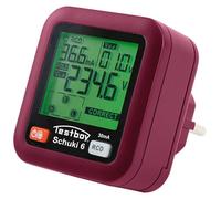 Testboy Testavit Schuki 6 comprobador de enchufes, comprobación de errores de conexión o cableado (pantalla LC de 2,0 pulgadas, fácil manejo, comprobación rápida y segura, comprobador de enchufes)