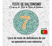 TESTE DE DALTONISMO, Gráficos de Teste de Visão de Ishihara: Livro de Teste de Deficiência de Cor com NÚMEROS