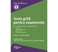 Teste grila pentru examenele de an, licenta si admitere in profesiile juridice Ed. 9 - Iosif R. Urs, Manuela Tabaras