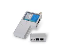 TESTER AISENS PARA CABLE RJ11 RJ12 RJ45 USB COAXIAL INDICADORES LED PARA CONEXIONES Y FALLOS A142-0313