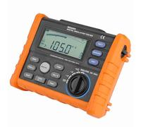 Tester de Resistencia de Aislamiento Peakmeter MS5205, Multímetro Digital con 250V-2500V, Cálculo PI y DAR, Pantalla de Retroiluminación, Apagado Automático, Prueba de Voltaje
