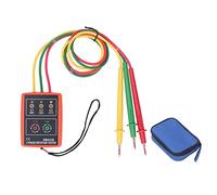 Tester de Secuencia de 3 Fases, Indicador Portátil de Rotación de Fase AC, Detector de Voltaje y Corriente SM852B - Sin Batería, Protección Antichoque, Uso Profesional