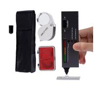 -Tester - Detector de joyas de mano, pluma de identificación de piedras preciosas | Comprobador de autenticidad para preciosas, herramienta de evaluación de diamantes, dispositivo de prueba