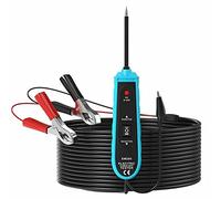 Tester Eléctrico de Circuitos para Automóvil 6-24V DC, Con Protección Contra Sobrecarga y Sonda Desmontable - Diagnóstico Rápido, Cable Largo de 4m, Uso Profesional y Aficionad