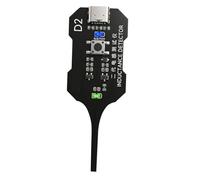 Tester Inductores - PCB 7.5x3cm Alimentación Tipo C Instrumento Portátil Detección de Fallos Inductancia Alta Sensibilidad Analizador Electromagnético Alarma Luz Taller Electrónica Repara