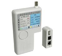 tester probador de cables wp rj11 rj12 rj45 bcn usb blanco wpc tst 002