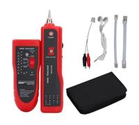 Tester RJ - 45 SGILE comprobador de cables UTP/STP 65V ajustable con función POE - detector multifuncional para redes LAN, búsqueda de líneas y medición para instaladores y téc