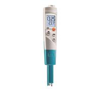 Testo 0563 2061 - Termómetro/phómetro compacto para líquido, color blanco