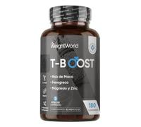 Testo Booster 180 Comprimidos - Suplemento con 12 Ingredientes - Maca Negra | - Extracto de Fenogreco, Zinc y Magnesio para 3 Meses de Suministro
