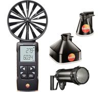 Testo Kit 317 con embudos y alisador de flujo con conectividad de aplicación