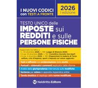 Testo unico delle Imposte sui redditi e sulle persone fisiche commentato con testi a fronte 2026. Nuova ediz. Con espansione online