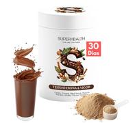 Testosterona Hombre (Para 30 Días) Suplemento Natural con Tribulus, Maca y Ginseng - Aumento Testosterona, Energía y Fuerza - Mejora Rendimiento, Vitalidad y Ánimo - Vegano, Sin Gluten