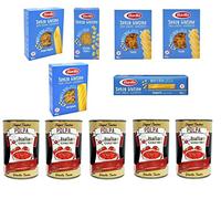 TestTPAKET Barilla senza Glutine - Pasta sin gluten, 6 x 400 g e Italian Gourmet Polpa di pomodoro y pelati Mutti polpa, pasta de tomate finamente picada, 5 x 400 g