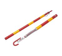 TESUGN Barra de remolque de coche de acero 5T, barra de remolque con amortiguación de muelle, longitud de remolque 175 cm, sistema de remolque de remolque, fuerza de tracción 5000 kg