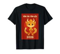 Tet 2026 Vietnam Lindo Dragón Lunar Año Nuevo Zodíaco Camiseta