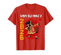 Tet Decoration 2026 Año Nuevo Lunar Vietnamita Caballo Año Camiseta