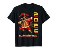 Tet Decoration 2026 Año Nuevo Lunar Vietnamita Caballo Año Camiseta