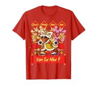 Tet Decoration 2026 Año Nuevo Lunar Vietnamita Caballo Año Camiseta