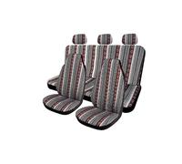 TETARI Funda Asiento Funda Protectora Universal para Volante De Coche, Compatible con La Mayoría De Asientos De Coche, con Tejido Tipo Manta Fundas Asientos Coche(10 Pieces Set Type B)