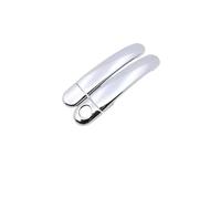 TETARI Tiradores Exteriores Coche para Skoda para Fabia Mk2 5J MG 2007 2008 2009 2010 2011 2012 2013 2014 Embellecedor Manija Puerta Exterior(B Handle 1 Keyhole)