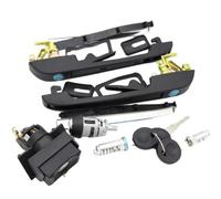 Tetari Tiradores Exteriores Coche para VW para Golf II 2 191898081 Interruptor Encendido Barril Manija Puerta Trasera Juego Cerradura Completa