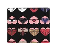 Tetas Culo Divertido Mouse Pad Bordes Cosidos Mousepad Portátil Alfombrilla De Escritorio para Gaming Pc Ordenador 25X30Cm