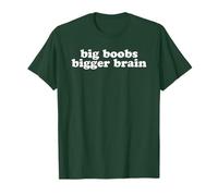Tetas Grandes Cerebro MÁS Grande Camiseta