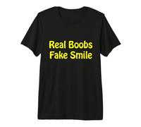 Tetas Reales. Sonrisa Falsa Camiseta Premium