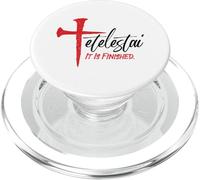 Tetelestai Es Terminado Jesús Últimas Palabras en la Cruz PopSockets PopGrip para MagSafe