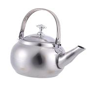 Tetera 1 pieza Tetera para el hogar Agarre Clásico Boquilla redonda para bebidas Utensilios de cocina Infusor de vientre grande Tetera para senderismo X Viaje con respaldo para fabricante Inducción