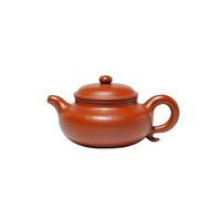 Tetera 210 ml tetera de arcilla púrpura hecha a mano tetera antigua hecha a mano té antiguo chino Zisha juego de té tetera