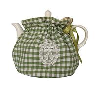 Tetera acogedora, de algodón, vintage floral, cubierta contra el polvo, para cocina y hogar, tetera decorativa con almohadilla aislante