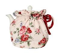 Tetera acogedora de algodón, vintage, floral, para el polvo, para el hogar, cocina, para el hogar, acogedoras, con almohadilla de aislamiento para ama de casa, amiga, mamá