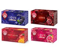 Tetera Big Love Tea Collection (4 x 20 bolsas) - Juego de té de frutas (DEKOND gift)
