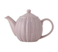 Latina Tetera de cerámica de 1085 ml, con tapa y asa, elegante tetera para té y bebidas calientes, apta para lavavajillas y diseño único (rosa)