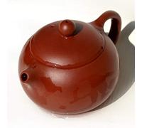 Tetera china de arcilla zisha roja Dahongpao Xishi para té suelto de Gongfu (S rojo)