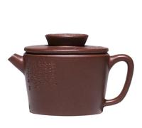 Tetera china de arena morada, hecha a mano, color morado, barro transparente, divertido juego de té Kung Fu