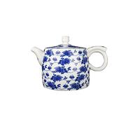 Tetera china Jingdezhen pintada a mano antigua de alta capacidad de porcelana azul y blanca - NO.38