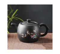 Tetera china, teteras de arcilla púrpura, tetera de flores y pájaros hecha a mano, máquina de té de dragón y Fénix, juego de té de Kung Fu, Infusor de té