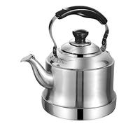 Tetera Cocina Camping Para Te Café Tetera Con Silbato De Acero Inoxidable 304, Universal, Cocina Inducción, Estufa Gas(6L)