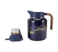 Tetera con Aislamiento de Acero Inoxidable 304, Térmica Digital de 1300ml para Oficina, Hogar, Dispensador de Bebidas Calientes