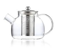 Tetera de 1000 ml, Tetera Cristal con Colador para Flores de Té Rosas de Té y Té a Granel así Como Bolsitas de Té