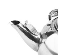 Tetera de acero inoxidable con colador de capacidad de 1L/1.5L/2L/2.5L Hervidor pulido espejo para preparar café y té